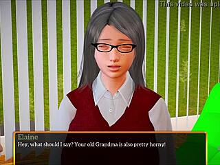 Homemade video with an animette theme with an MILF and others