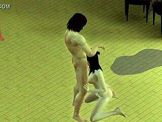 Orgy Scene in The Sims Cartoon