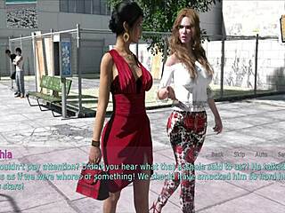 Married woman and her stepmother, both in their teens, in erotic game