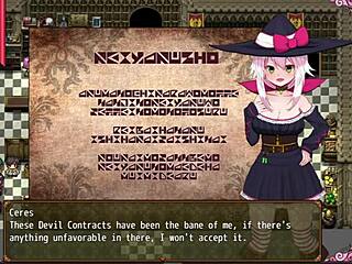 i made the cute petite witch cry with my cock in this hentai game