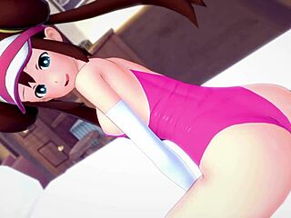 Rosa nanci in hentai action, ready to train hard