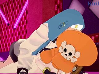 May and Bridget in intense sex and anal action - Guilty Gear Hentai! 🔥