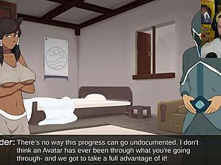 Korra Transforms Into Furry Cum Bender