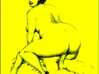 Check out this vintage erotic illustration from classic anime! 🎨