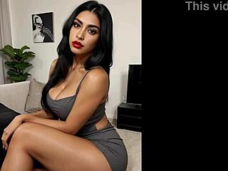 veronica, the latina milf, strips in lingerie showing her big natural tits and ass