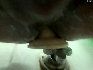 I'm fucking my ass with a dildo in the shower.