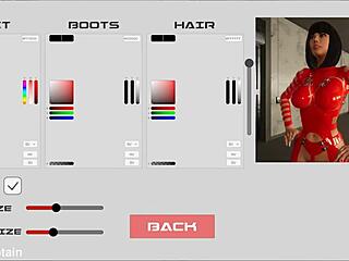 i'm in this 3d metal bondage fetish game, all bound up!