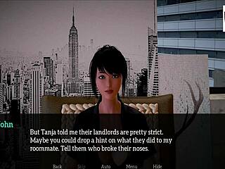 Adult visual novel with ecchi elements