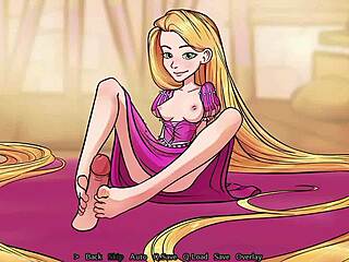 ruta angel's small tits in hentai game adventure with anime twists.