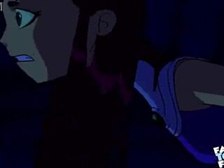 Starfire and Robin Go Doggystyle in Hentai Clip