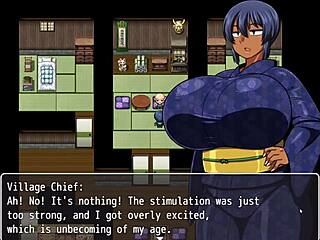 Tanned girl natsuki explores public spaces in hentai game