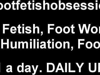 rub our feet like a good boy