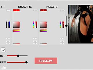 i'm in this 3d metal bondage fetish game, all bound up!