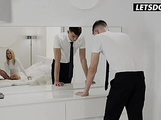 Candee licious satisfies her dream with virgin BFF's cock