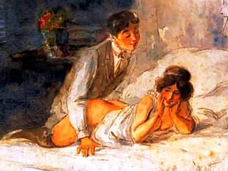 hey, ever seen such steamy vintage erotic drawings before?