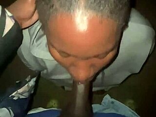 Big black cock cums hard in car with shy teen