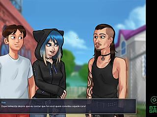 Summertime Saga Ep 87: Odette Seduces Redhead Gracce