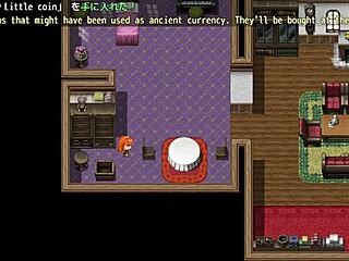 Redhead girl saves boy from bandits in Rebecca and the Sword of Nasty Curses Part 1