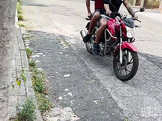 Riding Motorcycle And Hanging Out With My Friend