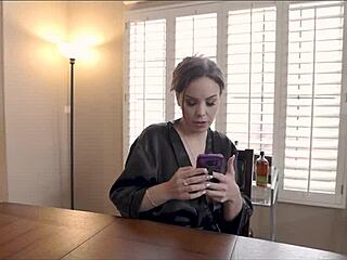 Sensual French aunt gives a steamy 1-on-1 massage