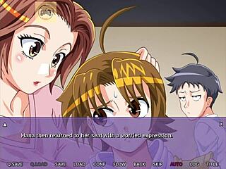 Wife Hana intensely fucks neighbor with big tits.