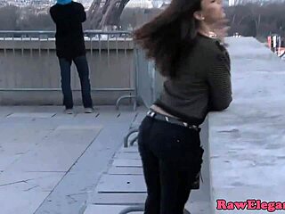 Close up and anal action with a French beauty in an interracial scene