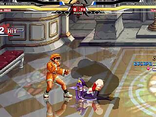 brian takes on izanami in wild hentai cumshot action.