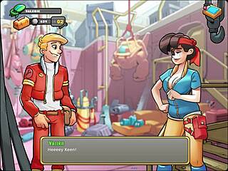 Space rescue: Valerie and Code Pink team up for a hot scene