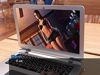 3D cartoon porn with big nipples and cock play