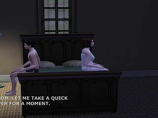 Stepmom and son are all alone tonight in this 3d hentai adventure.