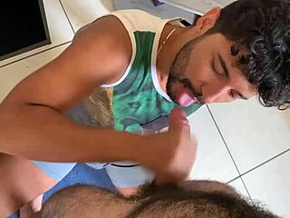 marcos goiano, hairy stud, pounds hard in casting