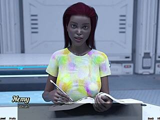 Stranded in Space 68 - Motorboating Curvy Blonde Virgin in Anime