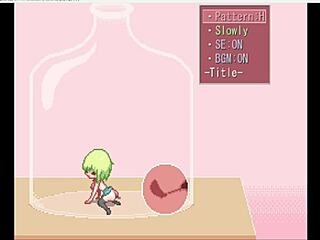 3D animated college girl gets stuck in a bottle with a big ass and big tits