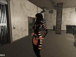 i'm in this 3d metal bondage fetish game, all bound up!