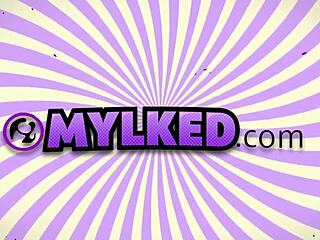 MILF GETS MILKED HANDJOB ON DESK BY TEAL CONRAD