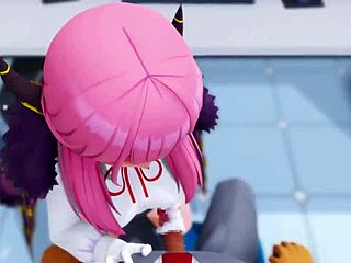 Beautiful 3D animated porn with an anime theme