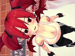 Etna gets fucked and covered in cum in sport outfit