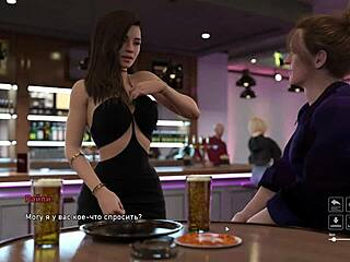 Beautiful anime game with big tits and anal sex