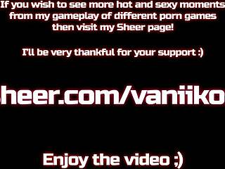 Hentai game featuring big-boobed MILF and young cock