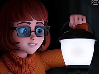 Velma from Scooby-Doo gets wild in Redmoa's hot clip.