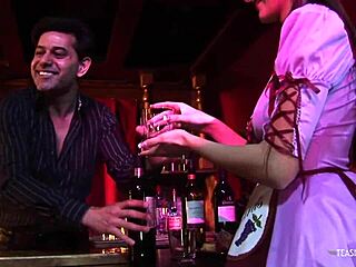 Lucky Guy Enjoys Attention From Three Attractive Women In Stockings