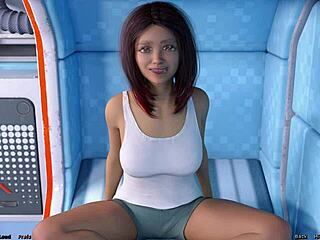 planning bisexual threesome in space with curvy neighbor