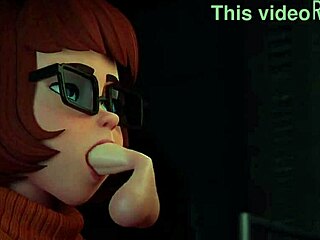 Velma from Scooby-Doo gets wild in Redmoa's hot clip.