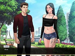 Friend and I play our favorite anime porn game - Our Red String Chapter 32