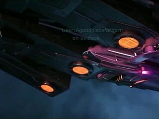 Beautiful anime porn with a 3 girl threesome in space