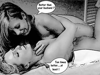 jilly just divorced her husband, what happens next in this softcore hentai?