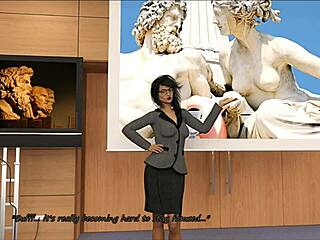 Big city pleasures 16, why does mrs cooper want john to visit her at home and not talk at college? 😏