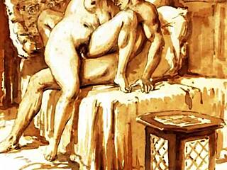Erotic illustrations from a bygone era