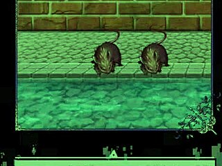 Watching two brothers fuck a witch in anime game