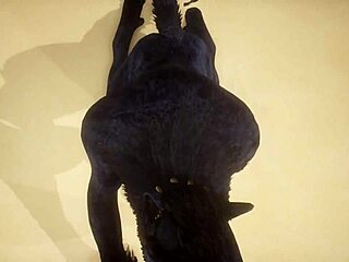 Two gay men have raw sex and are compared to wolves in the wild